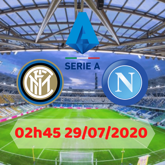 SOI KÈO Inter Milan vs Napoli – 02h45 – 29/07/2020