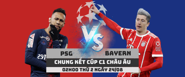 PSG vs Bayern Munich –Chung kết Champions League– 24/08