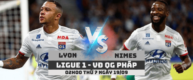 Soi kèo Lyon vs Nimes –Ligue 1– 19/09