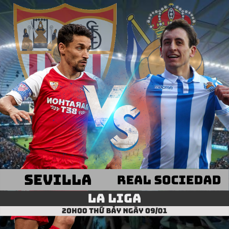 Nhận định kèo Sevilla vs Real Sociedad– 09/01/2021- La Liga