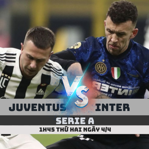 Kèo bóng đá hôm nay Juventus vs Inter Milan – 01h45 ngày 4/4