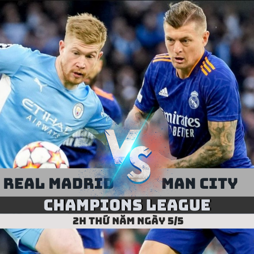 Nhận định soi kèo Real Madrid vs Man City – C1 – 2h ngày 5/5