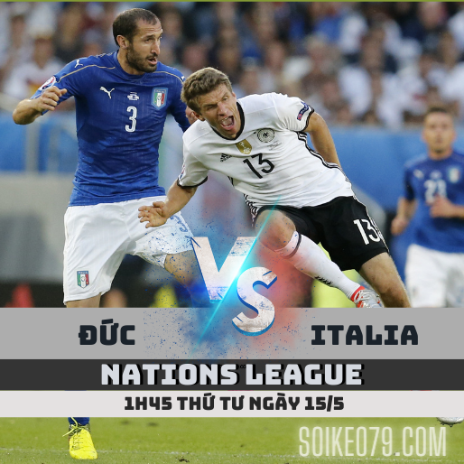 Soi kèo Đức vs Italia, 1h45 ngày 15/6 – Nations League